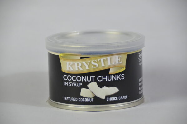 Coconut Chunks in Syrup net 115g drained mass 60g